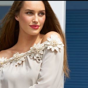 Joseph Ribkoff Off Shoulder Blouse